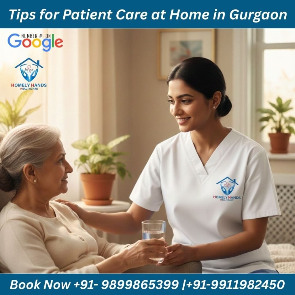 Tips for Patient Care at Home in Gurgaon