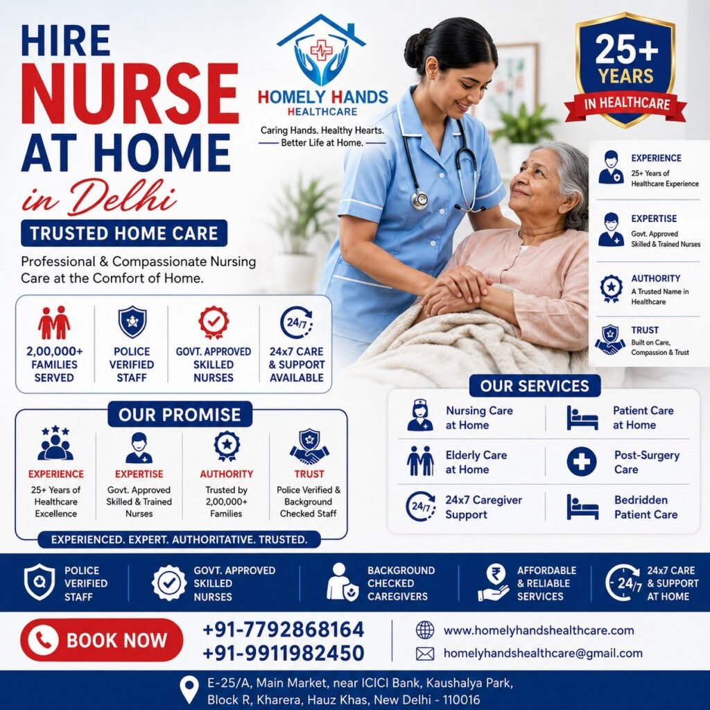 Hire Nurse at Home in Delhi