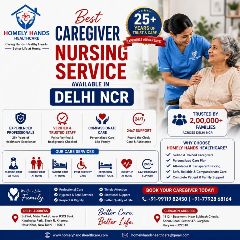 Best Caregiver & Nursing Service Available In Delhi NCR