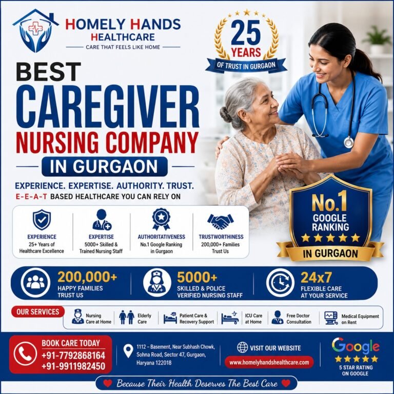 Best caregiver nursing company in gurgaon