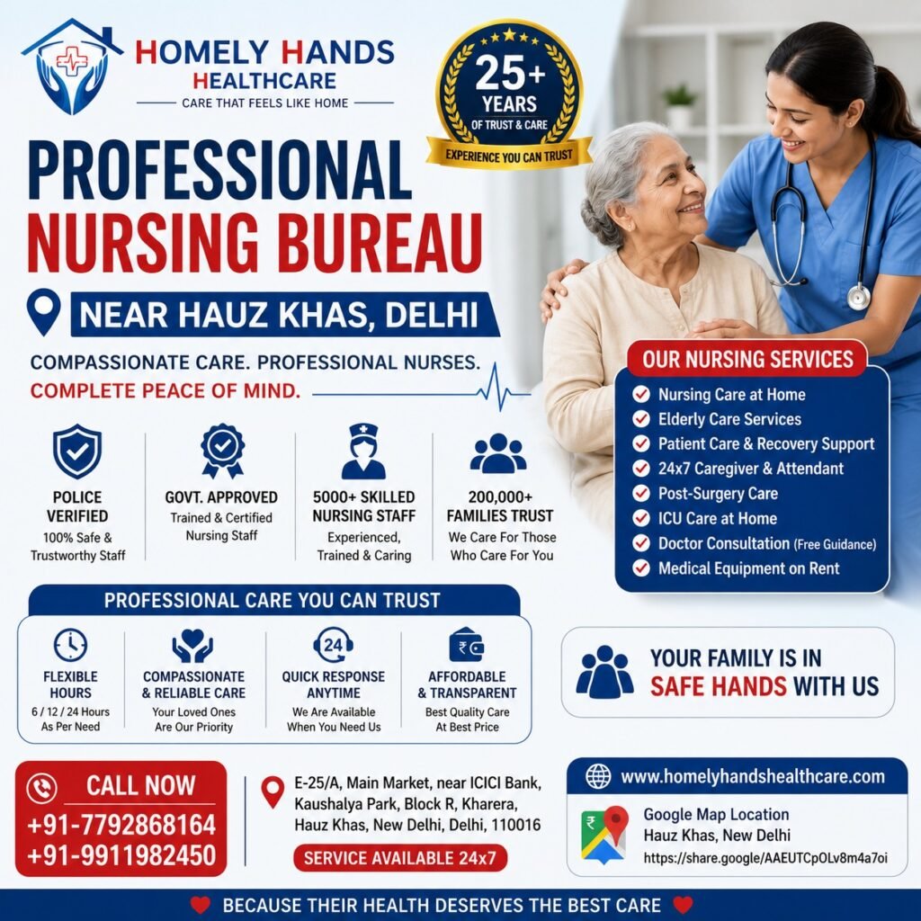 Profesional nursing agency burau in gurgaon