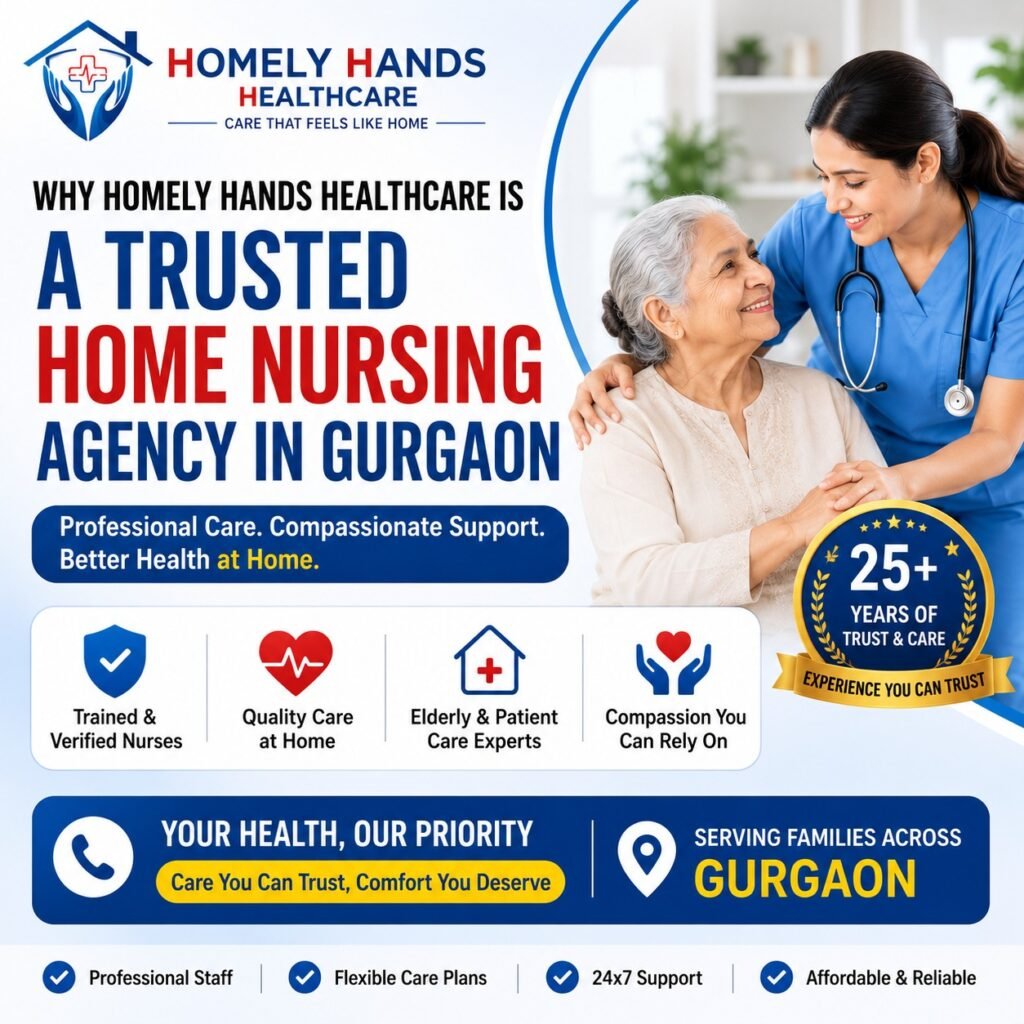 Trusted Home Nursing Agency in Gurgaon